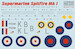 Supermarine Spitfire Mk.1 mask + decal  PSM72004