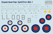 Supermarine Spitfire Mk.1 mask + decal  PSM72005