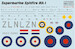 Supermarine Spitfire Mk.1 mask + decal  PSM72007