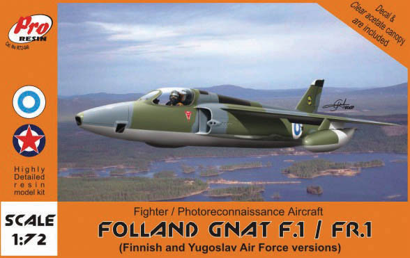 Folland Gnat F1/FR1 (Finnish and Yugoslav AF Versions) R72-040