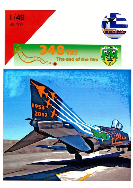 RF4E of 348 TRS, end of the film, Last Greek RF4E Phantom Hellenic Air Force 48-701