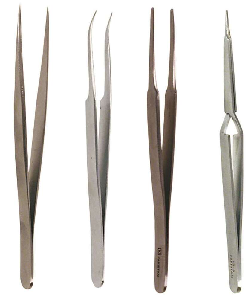 4pc Premium Micro tweezers set