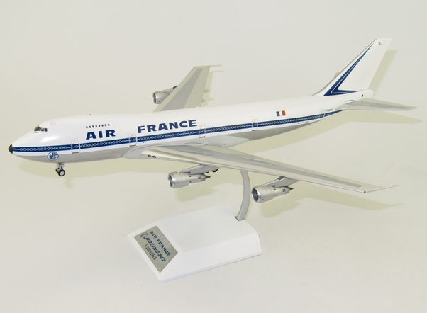 B747-100 (Air France) F-BPVL Polished With Stand IF741AF001P