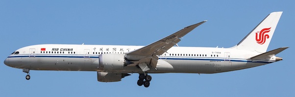Boeing 787-9 Dreamliner Air China B-7898 With Stand AV2017