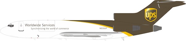 Boeing 727-100 UPS N930UP With Stand B-721-UP-01