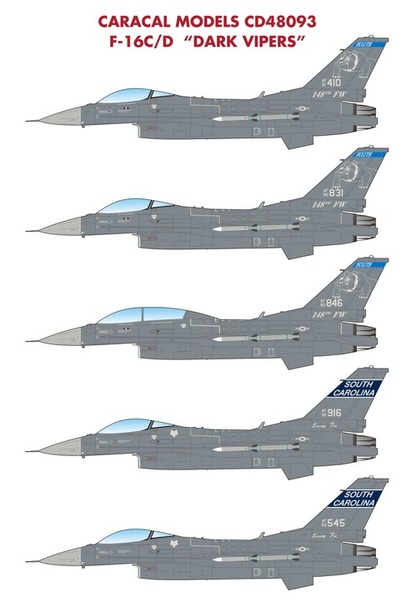 F-16C/D Dark Vipers CD48093