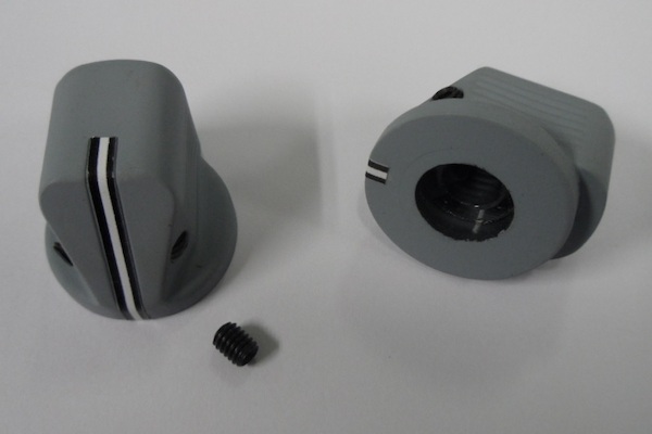 B737 knob, painted gray. 7K7371B