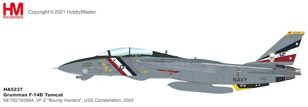 Grumman F14D Tomcat US Navy, NE100/163894, VF-2