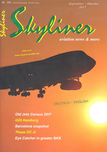 Skyliner, Aviation News & More Nr. 103 September/Oktober 2017 SKYLINER 103