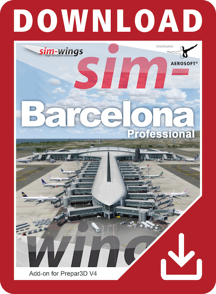 LEBL-Mega Airport Barcelona professional (Download version) 14210-D