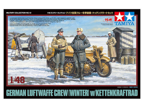 German Luftwaffe Crew (Winter) with Kettenkraftrad 32412
