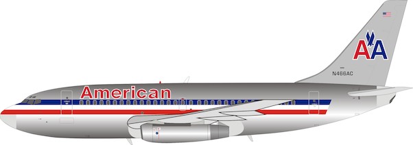 B737-200 (American Airlines) N466AC Polished With Stand IF732AA0419P