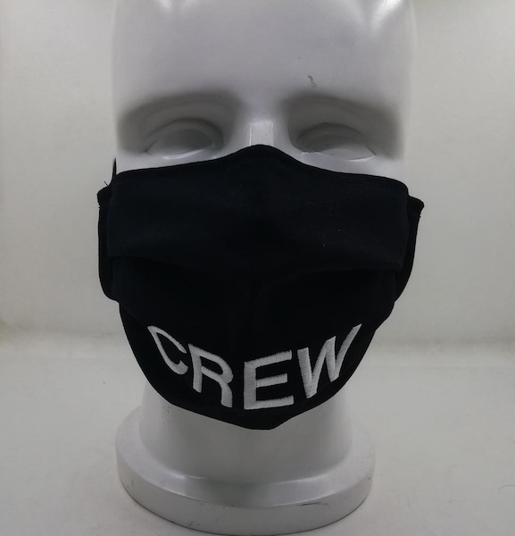 Aviation Face Mask CREW square form  MASK-SQ-CREW