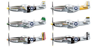 P51D/K Mustang Pacific Aces 342743