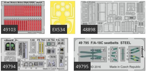 Detailset F/A18C Hornet (Kinetic) BIG49164