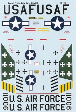 48-1119 F106A Delta Dart (94FIS) 48-1119