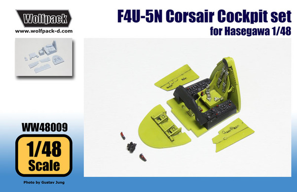 F4U-5N Corsair Cockpit set (for Hasegawa 1/48) WW48009