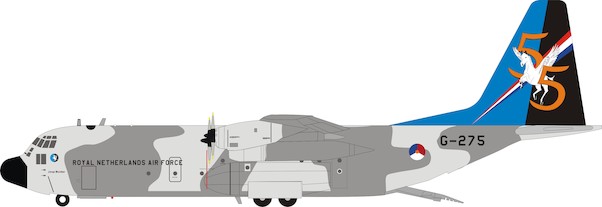 Hercules C130H-30 L-382 (Royal Netherlands Air Force) G-275 With Stand IF130RNAF002