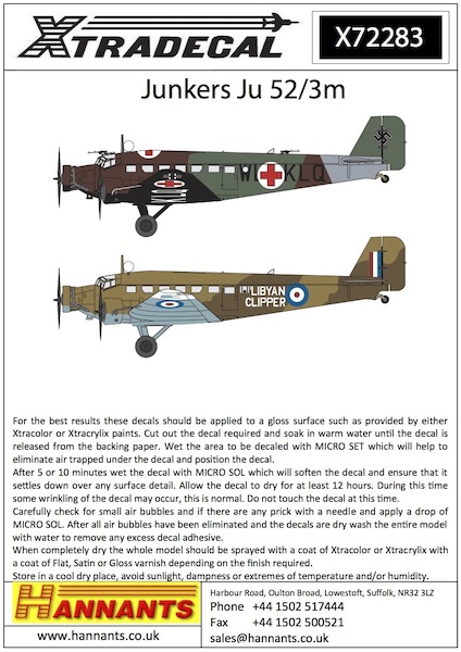 Junkers Ju52/3m (6) X72283