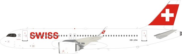 Airbus A320neo Swiss International Air Lines HB-JDA With Stand JF-A320-026