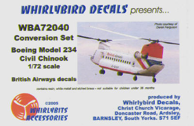 Boeing Model 234 Chinook (British Airways) WBA72040