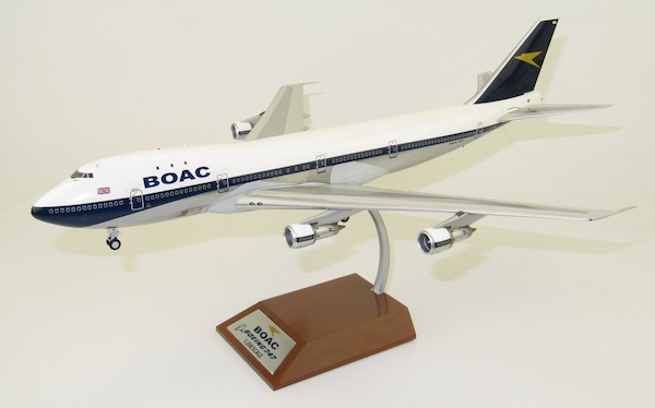 B747-100 (BOAC) G-AWNL Polished With Stand B-741-BOAC-NLP