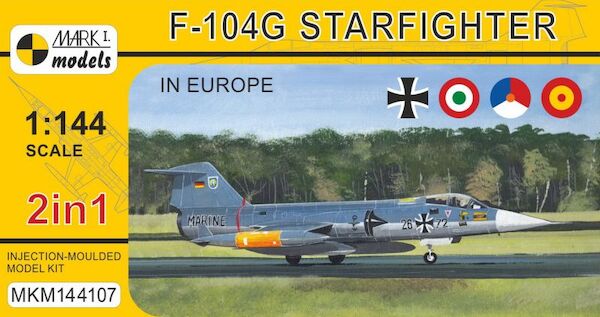 LockheedF-104G Starfighter 'In Europe' (2in1) (Luftwaffe, Italian AF, RNethAF, Spanish AF) MKM144107