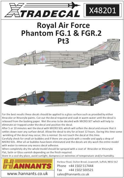 McDonnell Douglas Phantom FG1 and FGR2 part 3 X48201