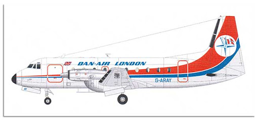 Hawker Siddeley HS748 (Dan-Air) sm44-338