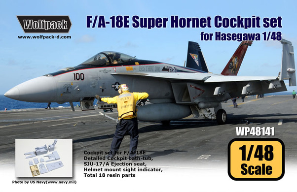 F/A18E Super Hornet Cockpit set (Hasegawa) WP48141