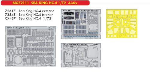 Detailset Sea King HC4 (Airfix) BIG72111
