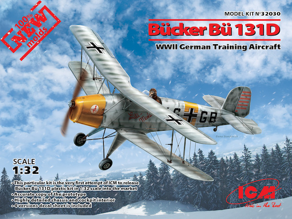 Bücker Bü131D WWII German Training Aircraft 32030
