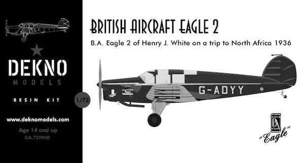 British Aircraft Eagle 2 (G-ADYY Henry J. White (Lockheed Representive, Heston UK) GA.720900