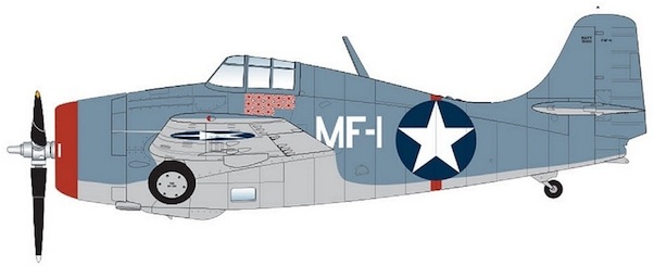 Grumman F4F-3 Wildcat US Navy, Maj. Robert E. Galer, Guadalcanal, VMF-224, 1942 MF-1 HA8905
