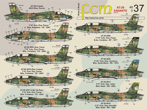 Aermacchi MB326 - AT26 Xavante FCM48-37