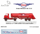Autocar U-7144 with F1a Semi- trailer refueler (ESSO - London) for Airfix kit ARC72-V01