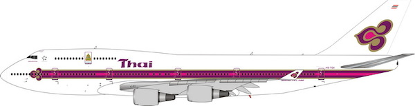 Boeing 747-400 Thai Airways W/logo HS-TGA 11647