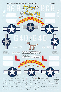 48-1081 P51D Mustang (362 & 363 FS/357FG) 48-1081