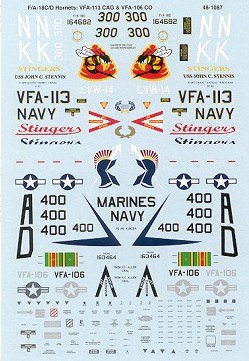 48-1087 F/A18C/D Hornet (VFA113 CAG, VFA106 CAG) 48-1087