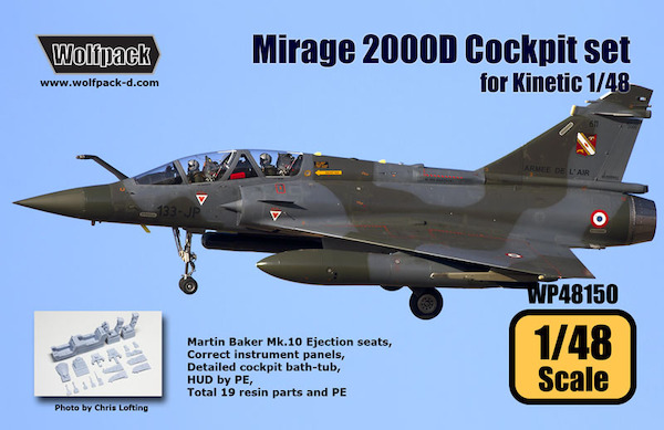 Mirage 2000D Cockpit set (Kinetic) WP48150