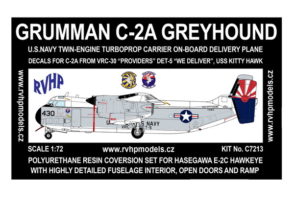 Grumman C-2A Greyhound (VRC-30 Providers Det-5, USS Kitty Hawk) C7213