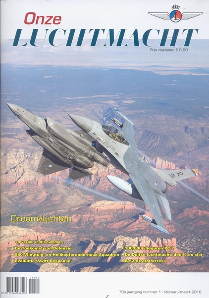 Onze Luchtmacht nummer 1 - Feb/Mrt 2018 8710966268506