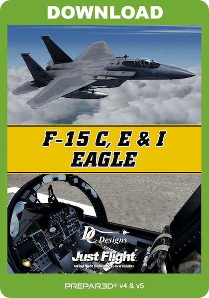 DC Designs F-15 C, E & I Eagle (P3D V4/V5 download version) J3F000280-D