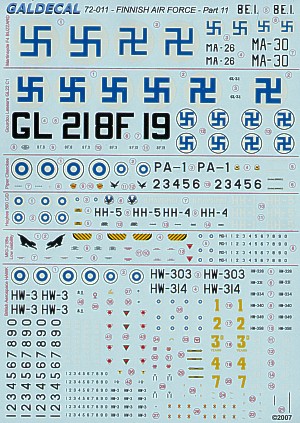 Finnish AF part 11 (F4 Buzzard, GL22, Cherokee Arrow, MiG21Bis, Hughes 500, Hawk T51) 72011
