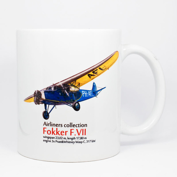 Mug Fokker FVII (KLM PH-AFL) HLC33