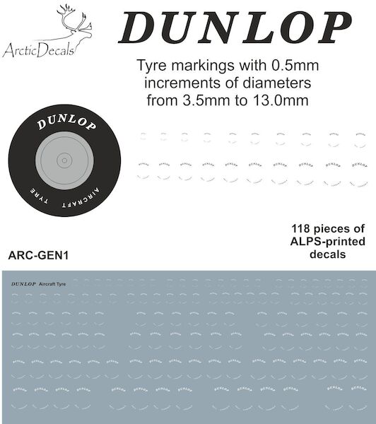 Dunlop tyre markings ARC-GEN1