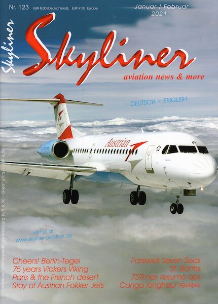 Skyliner, Aviation News & More Nr. 123 Januar/Februar 2021 SKYLINER 123