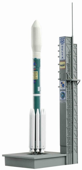 Delta II (7925) Rocket with launch pad 56238