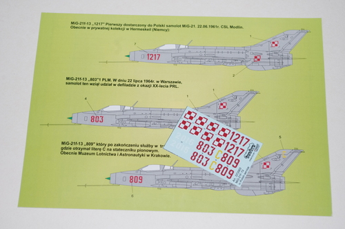 Mikoyan MiG21F-13 Fishbed C in Polish Service MMD-32003