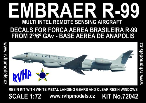 Embraer R99 Multi Intel Remote Sensing Aircraft (Brasil. AF) RVH72042